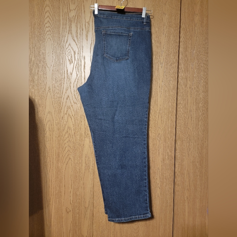 Gloria Vanderbelt Jeans "Amanda" Size 24W Average New With Out  Tags dark blue